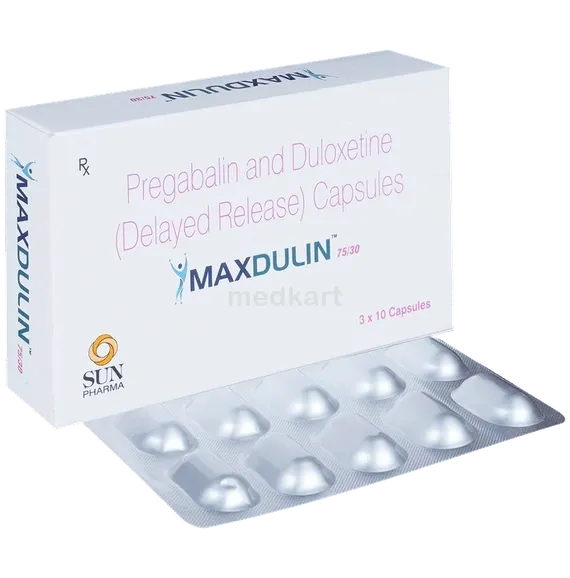 maxdulin 75/30mg capsule 10's